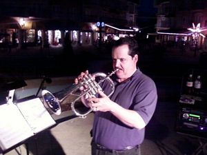James L Paris playing trumpet - Pay Pal Account, American Express Card, Discover Card, eBay Affiliate Program