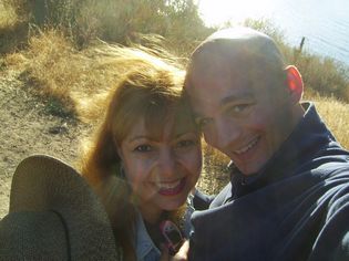 Patrick & Anna Dejean hiking in Lake Cachuma woods near Solvang, Santa Barbara, CA – Virtual jobs